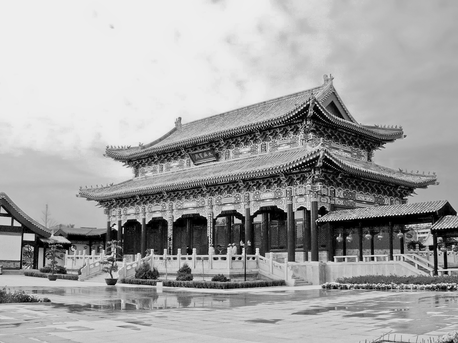 晋代普照寺(1989年修复) 晋代普照寺(1989年修复)