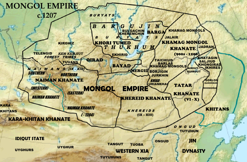 1207年的大蒙古国 1207年的大蒙古国