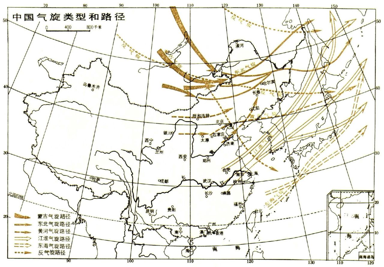 中国的气旋 中国的气旋