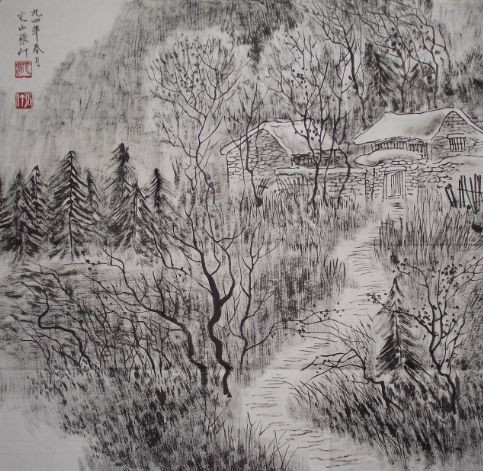 张仃国画作品