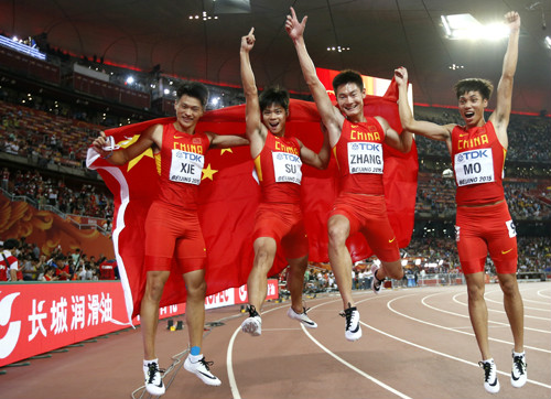 中国男子4×100米接力队(中国男子4×100米接力队) 中国男子4×100米接力队(中国男子4×100米接力队)