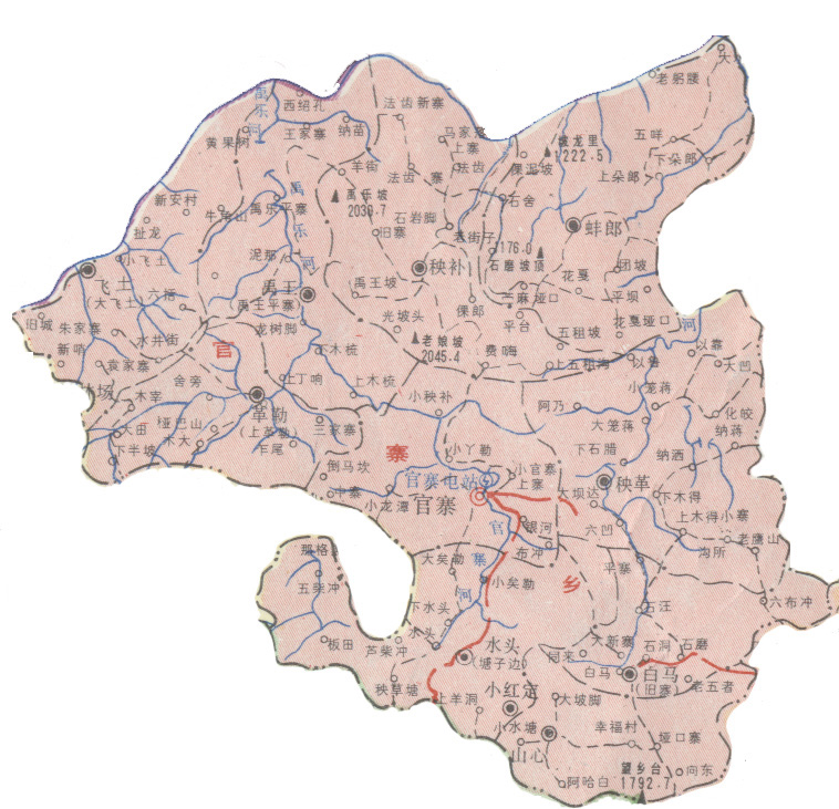 官寨乡地图 官寨乡地图