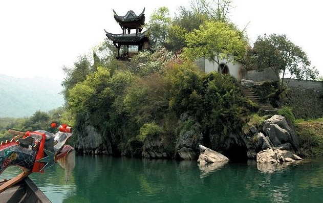 桃花潭景区(安徽省泾县桃花潭景区) 桃花潭景区(安徽省泾县桃花潭景区)