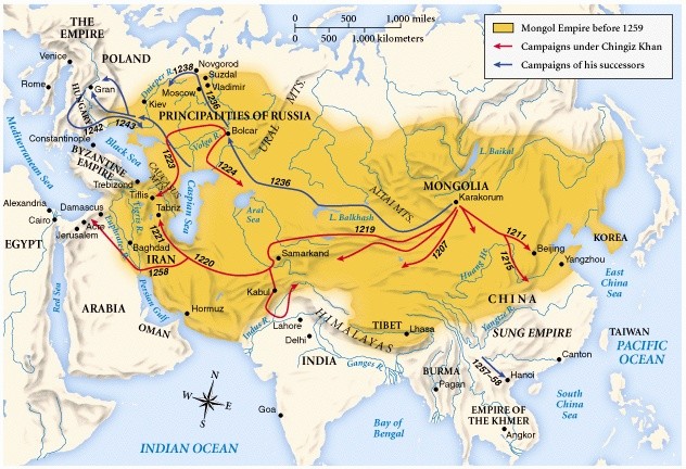 大蒙古国(成吉思汗建立的政权) 大蒙古国(成吉思汗建立的政权)