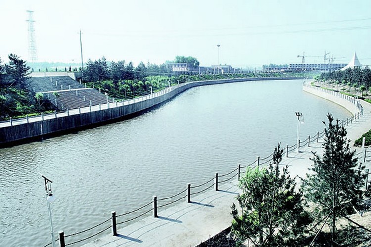 汾河支流文峪河文水县城区段 汾河支流文峪河文水县城区段