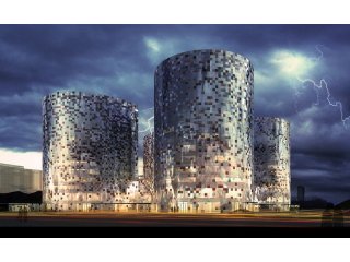 建业五栋大楼效果图 建业五栋大楼效果图
