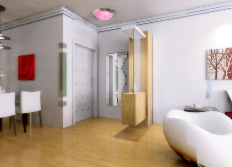 採用内墙涂料的建筑 採用内墙涂料的建筑
