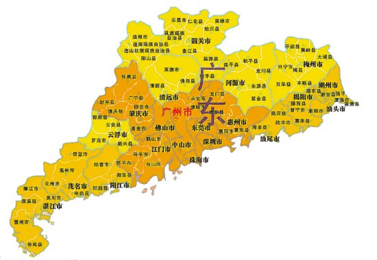 广东省地图 广东省地图