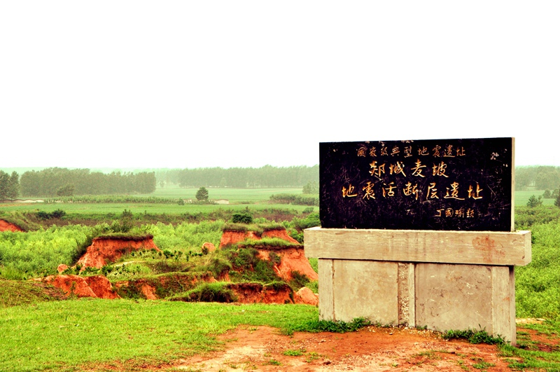 郯城麦坡地震断裂带遗址 郯城麦坡地震断裂带遗址