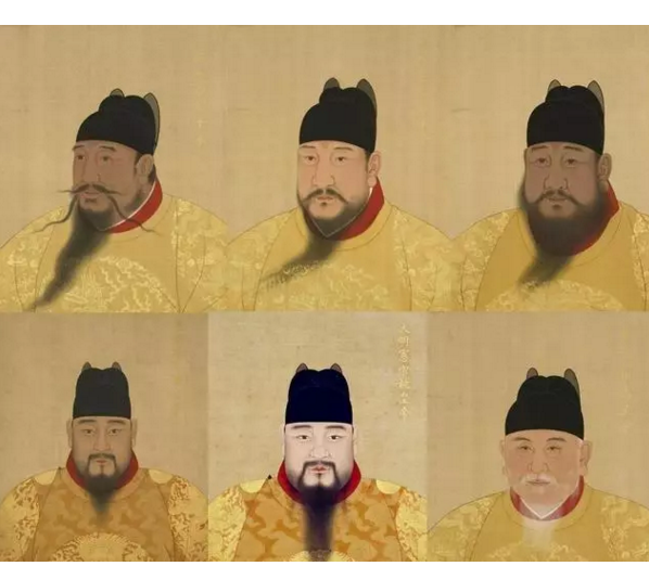 明朝诸位帝王画像和朱元璋画像比较 明朝诸位帝王画像和朱元璋画像比较