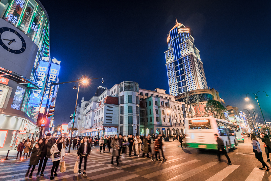 江汉路夜景 江汉路夜景