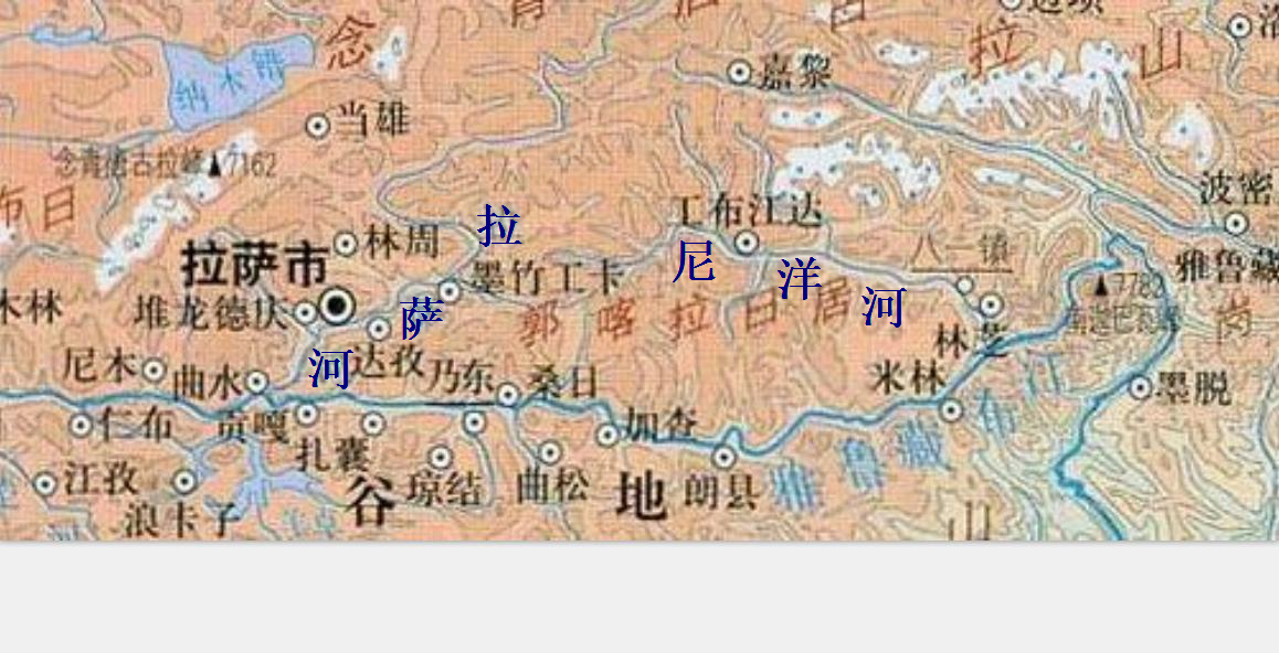 尼洋河路线 尼洋河路线