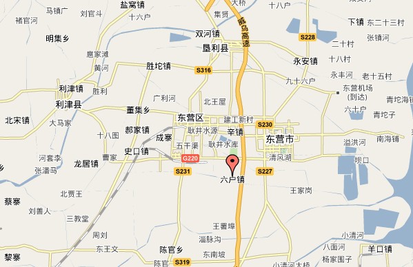 东营区六户镇地理位置 东营区六户镇地理位置