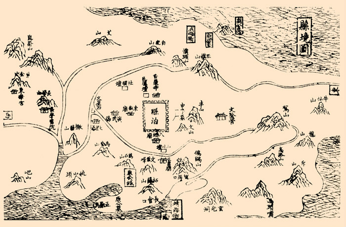 文登县境图 文登县境图