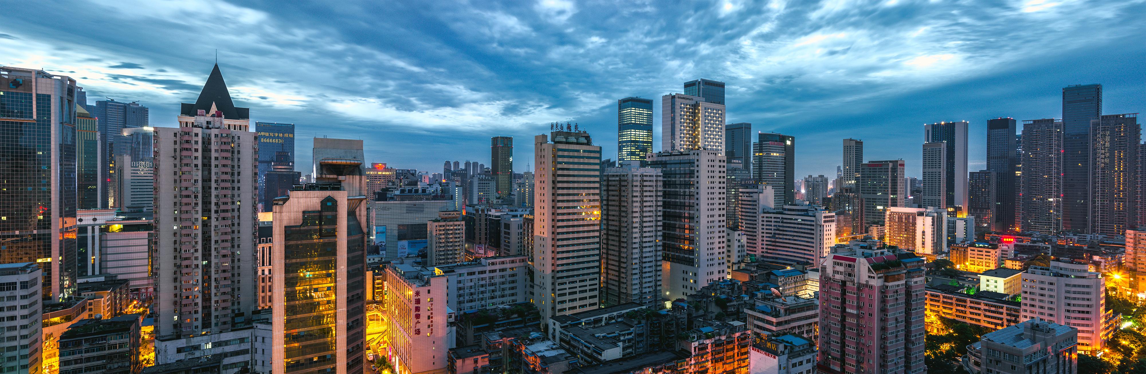 成都城市一角 成都城市一角