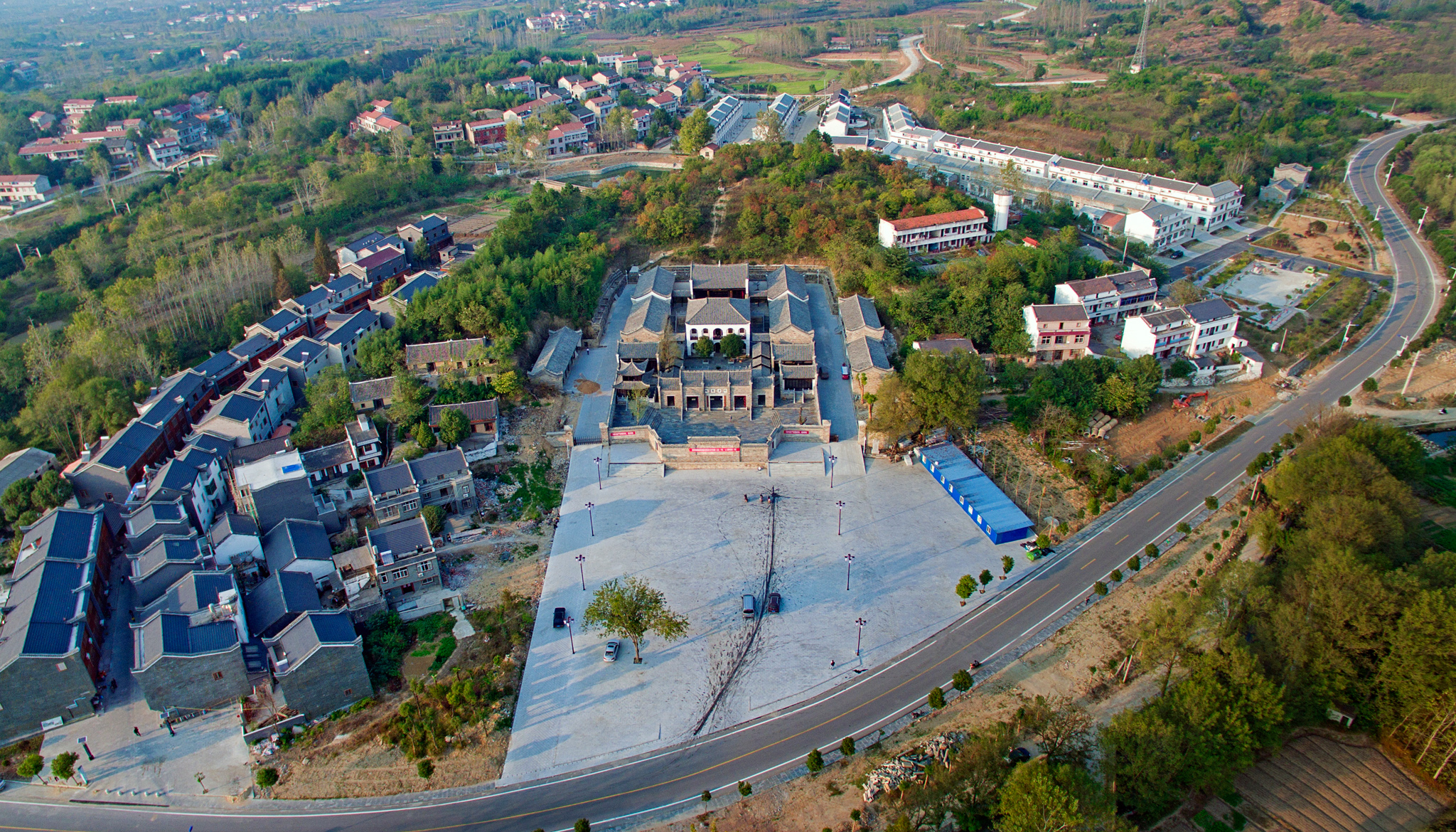 问津书院全景图 问津书院全景图