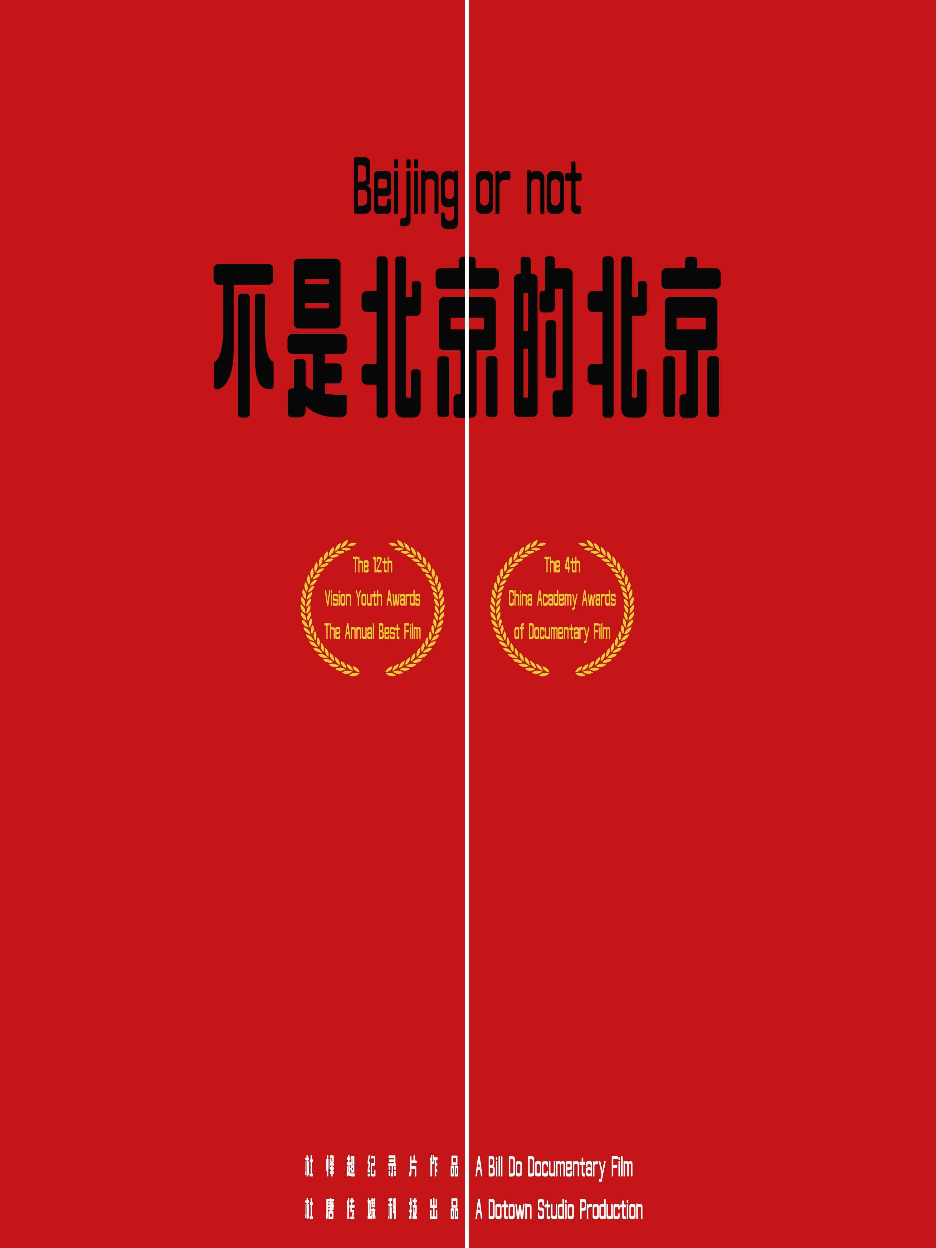 《不是北京的北京》国际获奖海报 《不是北京的北京》国际获奖海报