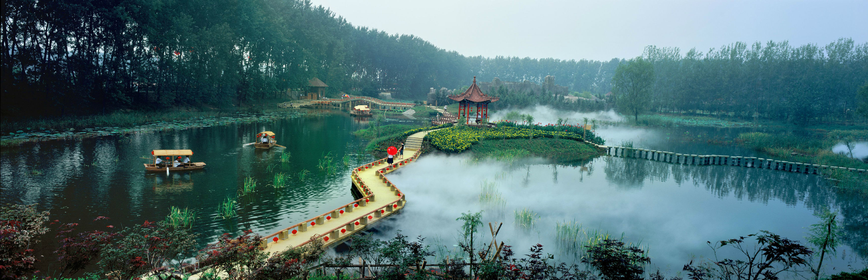 微山湖湿地红荷风景区 微山湖湿地红荷风景区
