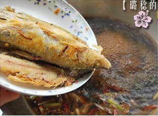 醋焖白条鱼