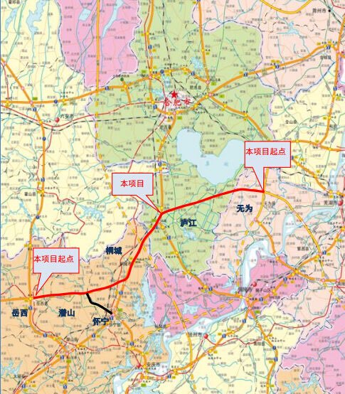 岳武高速东延段项目示意图 岳武高速东延段项目示意图