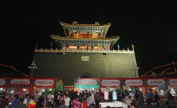 天津鼓楼夜景 天津鼓楼夜景