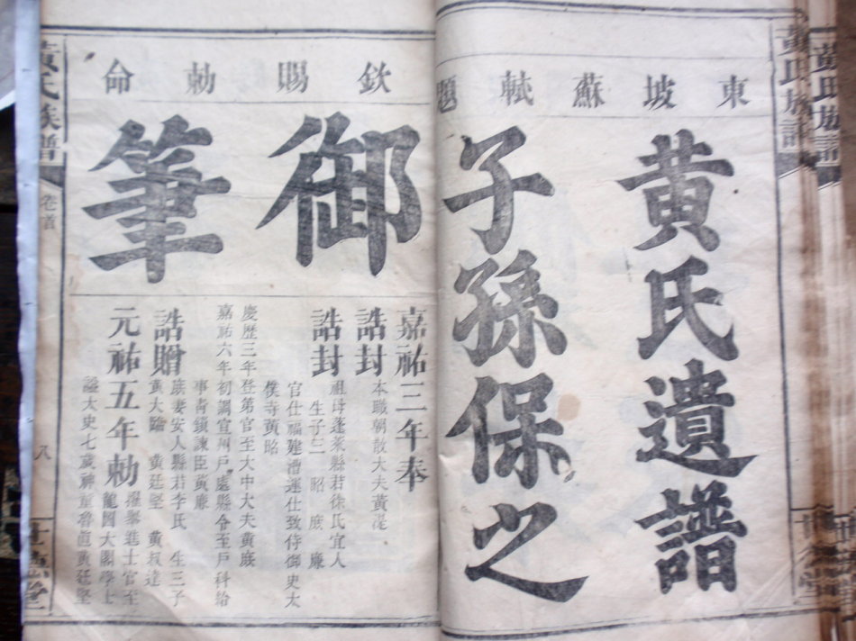 黄大临、黄庭坚家谱 黄大临、黄庭坚家谱
