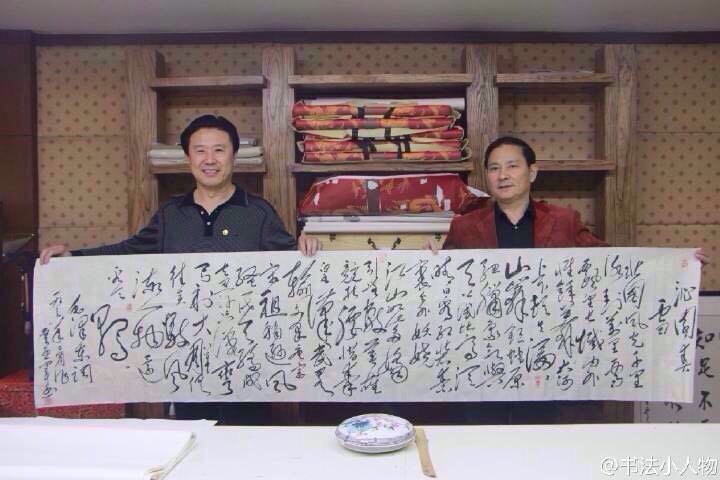 与着名特型演员邓小平扮演者卢琦先生 与着名特型演员邓小平扮演者卢琦先生