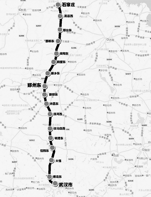 石武铁路客运专线(石武客运专线) 石武铁路客运专线(石武客运专线)