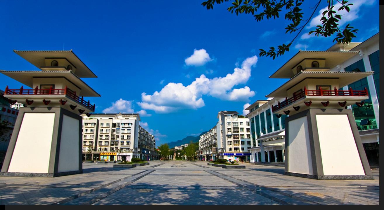 剑阁新县城世纪广场 剑阁新县城世纪广场