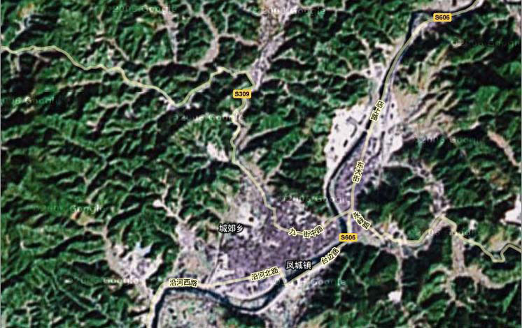 永定县卫星地图 永定县卫星地图