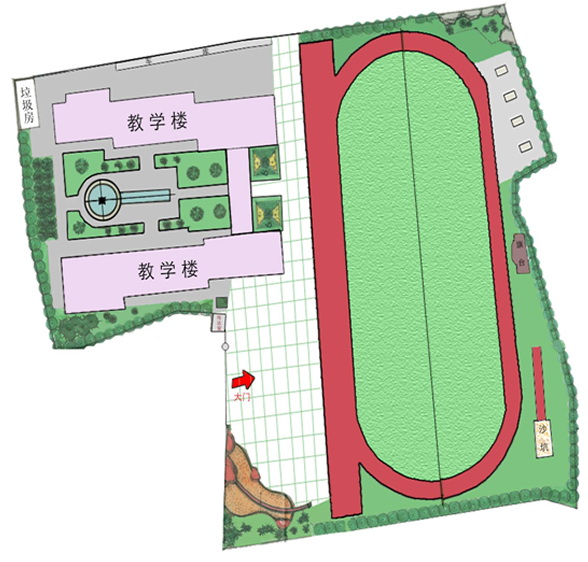 校园平面图 校园平面图