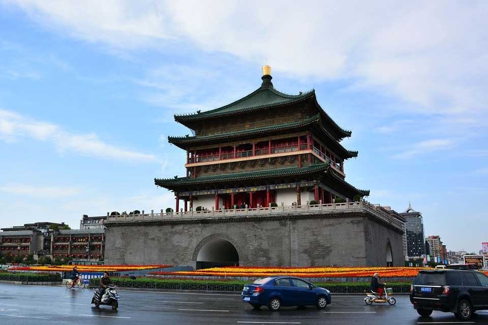 钟鼓楼广场(西安古蹟) 钟鼓楼广场(西安古蹟)