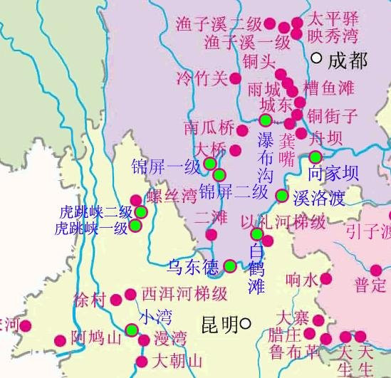 澜沧江干流水电基地 澜沧江干流水电基地