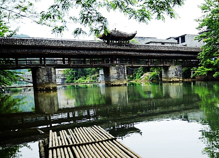 十字路风雨凉桥 十字路风雨凉桥