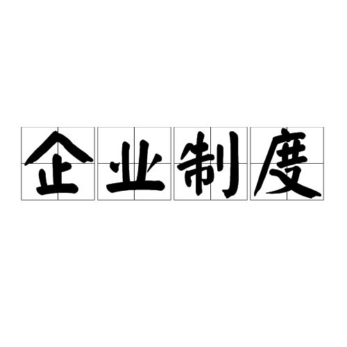 企业制度 企业制度