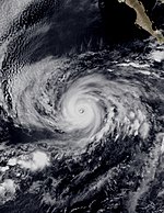 强飓风罗莎 9月27日卫星云图 强飓风罗莎 9月27日卫星云图