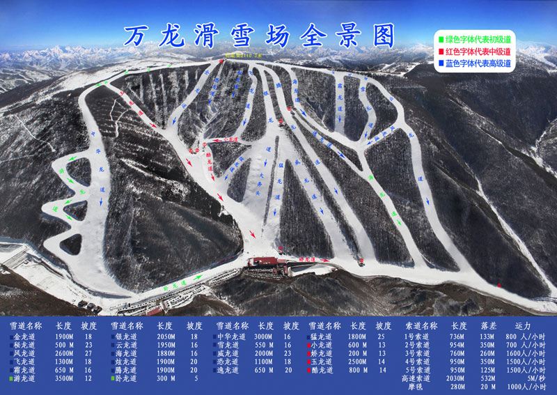 万龙滑雪场 万龙滑雪场