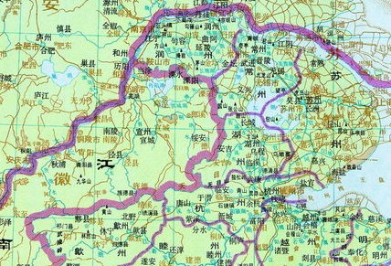 浙江西道早期辖区 浙江西道早期辖区
