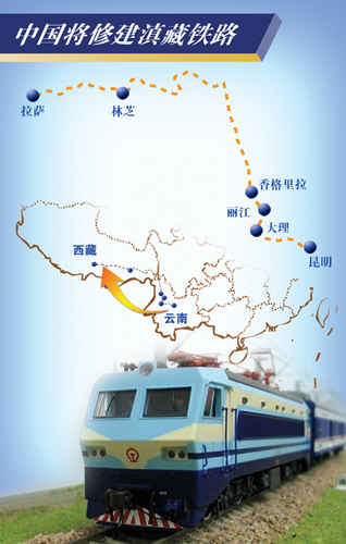 滇藏铁路宣传图 滇藏铁路宣传图