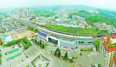 惠州西站俯视图 惠州西站俯视图