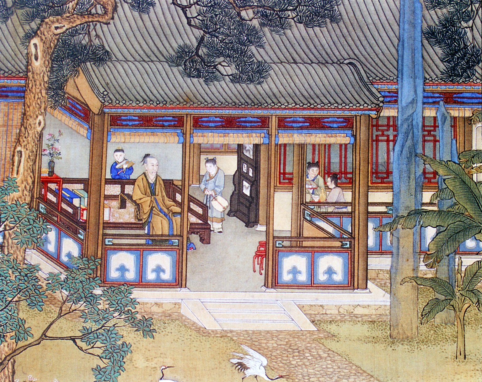 郎吟阁读书像 郎吟阁读书像