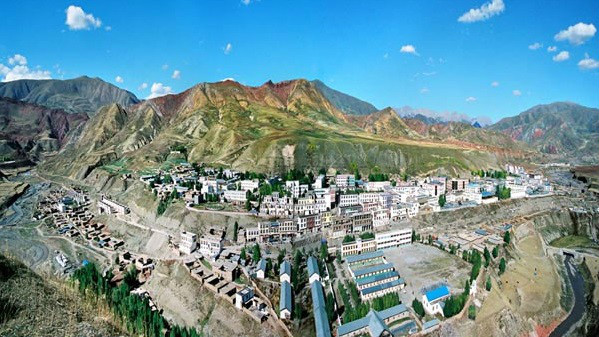 丁青县全景图 丁青县全景图
