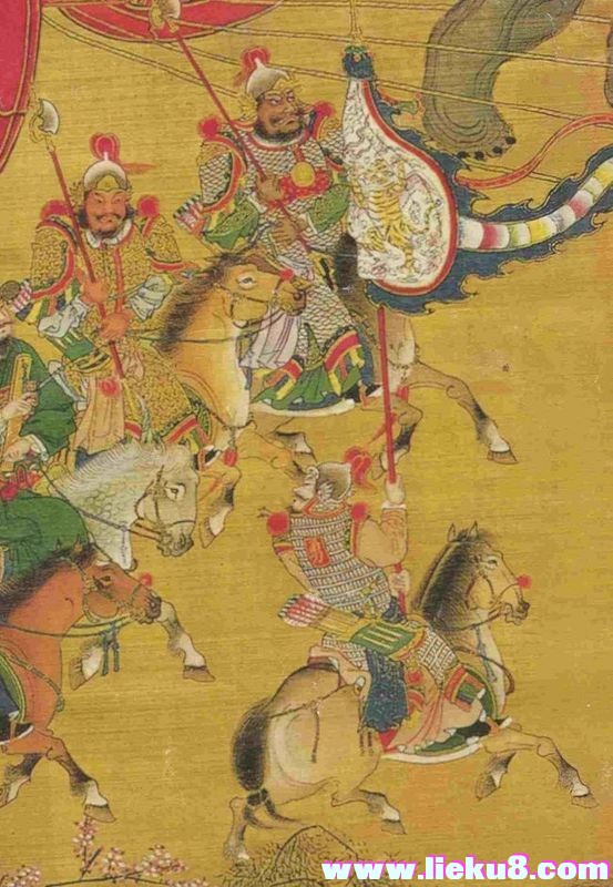 明朝宫廷画像中的明军 明朝宫廷画像中的明军