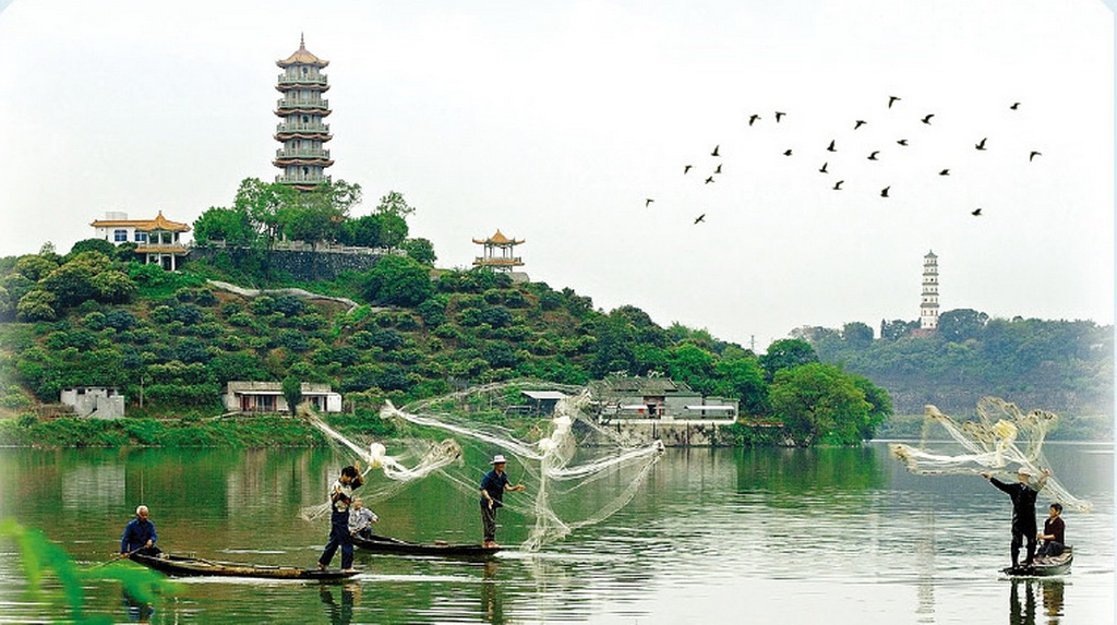 增江画廊——凤塔与雁塔 增江画廊——凤塔与雁塔