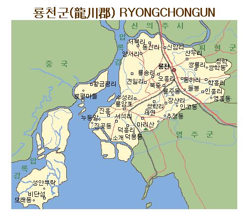 朝鲜平安北道龙川郡 朝鲜平安北道龙川郡