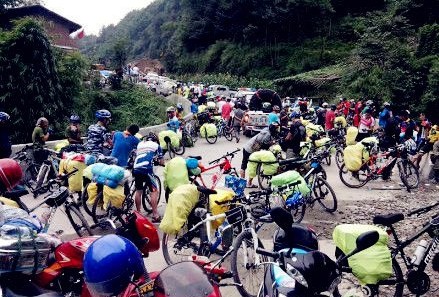 脚踏车拥堵 脚踏车拥堵