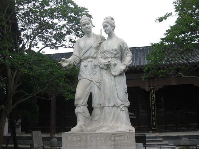 董永石像 董永石像
