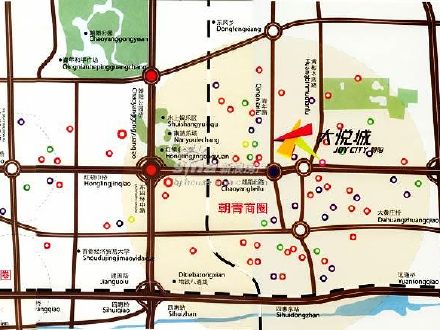 朝阳大悦城位置图 朝阳大悦城位置图