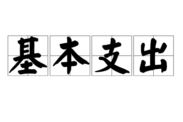 基本支出 基本支出