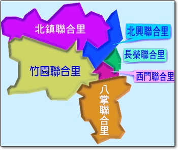 西区区划简图 西区区划简图